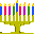 animated menorah
