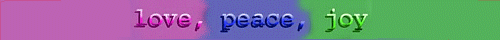 love peace and joy