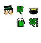 saint patricks day smileys